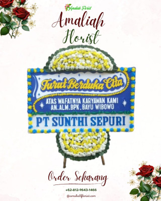 Papan Bunga Duka di Way Dadi Baru