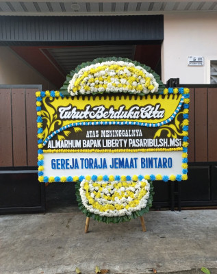 Papan Bunga Duka di Way Dadi Baru