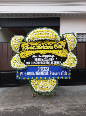 Papan Bunga Duka di Way Dadi Baru