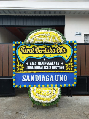 Papan Bunga Duka di Way Dadi Baru